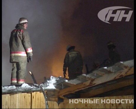 Праздник Крещения в комфортных условиях закончился пожаром: в Екатеринбурге сгорели «Русские бани»